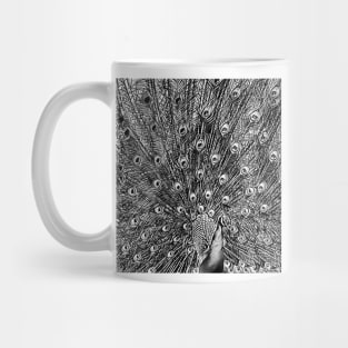 Feathers - Black and White Mug